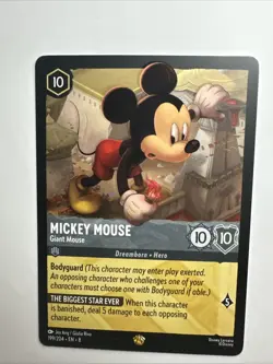 Mickey Mouse - Giant Mouse 199/204 Reign of Jafar Regular Disney Lorcana Card NM - Image 4