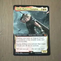 Cloud, Planet's Champion (Extended Art) - Final Fantasy Regular #482 FIN MTG - Image 1