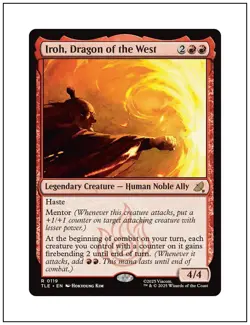1x Iroh, Dragon of the West, Avatar The Last Airbender, Magic MTG NM - Image 1