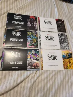 MTG Magic Secret Lair TMNT Totally Tubular Superdrop Turtle Power Foil Bundle - Image 1