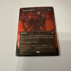 Deadly Rollick - BORDERLESS FOIL - LP - MTG - Commander Staple - Ships Free - Image 1