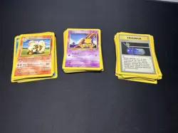 Pokemon TCG Base Set WOTC all Commons And Uncommons 70 Card Lot Pikachu - Image 1