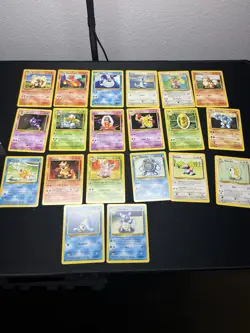 Pokemon TCG Base Set WOTC all Commons And Uncommons 70 Card Lot Pikachu - Image 2
