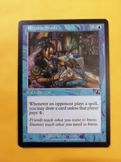 MTG - Rhystic Study - Prophecy - LP - Image 1