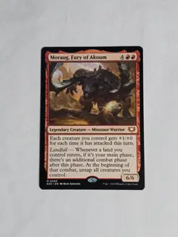 Moraug, Fury of Akoum Commander: Edge of Eternities Regular - Image 1