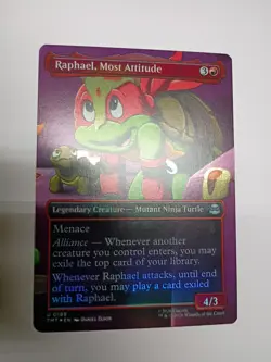 MTG Raphael, Most Attitude (Borderless) Teenage Mutant Ninja Turtles Foil - Image 1