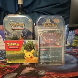 10 Pokemon Ascended Heros Mini Tins & Gengar GameStop Promo Card Lot - Image 1