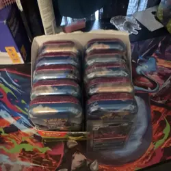 10 Pokemon Ascended Heros Mini Tins & Gengar GameStop Promo Card Lot - Image 3
