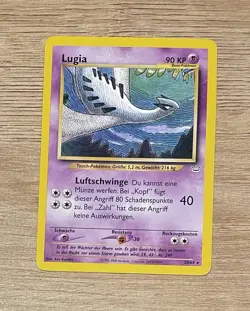 Rare Pokemon TCG Lugia 20/64 Neo Revelation German WOTC Moderately Played MP - Image 1