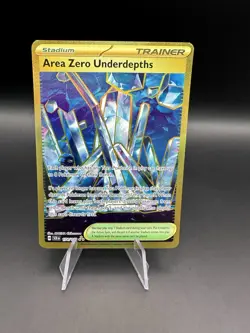 Area Zero Underdepths Hyper Rare Gold Card 174/142 Stellar Crown NM Pokemon TCG - Image 1