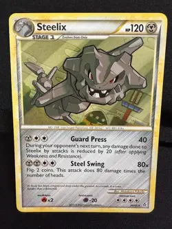 Pokemon Unleashed Steelix Non-Holo Rare (24/95) NM/LP - Image 1