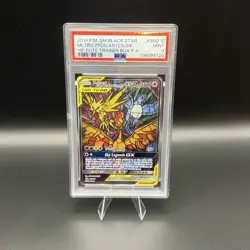 2019 Pokemon Hidden Fates ETB Articuno Moltres Zapdos GX #SM210 PSA 9 - Image 1