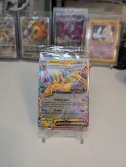 Jolteon EX 030/131 Prismatic Evolutions Stamped Surprise Box Promo Card SEALED - Image 1