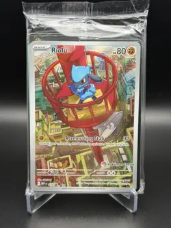 Pokemon TCG Sealed Mega Evolutions Riolu Pokemon Center Stamped Promo - Image 1
