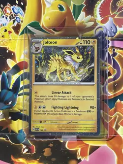Pokemon Jolteon Promo Cosmos Holo 169 Scarlet & Violet TCG - Image 1