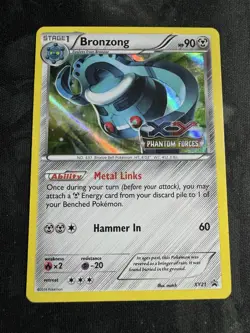 Bronzong (Prerelease) XY21 XY Black Star Promo Holo Pokemon LP- ~ MP - Image 1