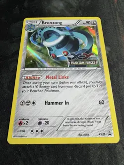 Bronzong (Prerelease) XY21 XY Black Star Promo Holo Pokemon LP- ~ MP - Image 5