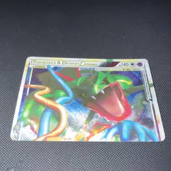 Pokemon Rayquaza & Deoxys Legend Undaunted Ultra Rare 89/90 140HP Holo TAG TEAM - Image 1