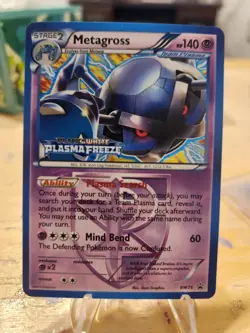 Pokemon 2013 Plasma Freeze Metagross HOLO STAMPED #BW75 LP! - Image 1