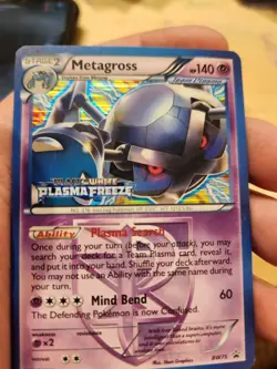 Pokemon 2013 Plasma Freeze Metagross HOLO STAMPED #BW75 LP! - Image 2