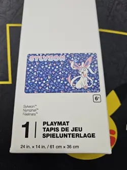 Pokemon TCG: Sylveon Playmat Pokemon Center Factory Sealed New Official PC - Image 2