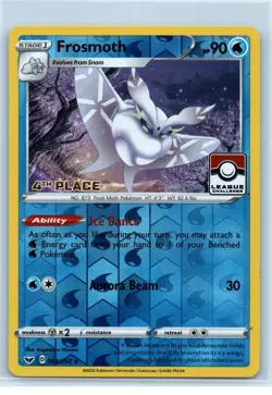 Frosmoth - 64/202 - 4th Place - League Challenge Reverse Holo Promo - Pokemon - Image 1