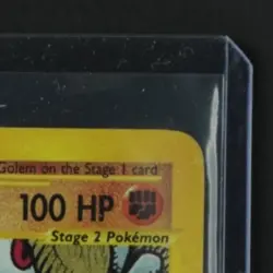 2002 POKEMON EXPEDITION SET #14/165 GOLEM HOLO RARE - Image 5