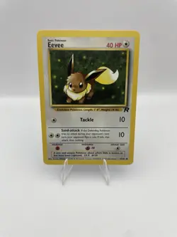 Eevee 55/82 - Team Rocket (2000) - Pokemon TCG - Normal Print - Image 1