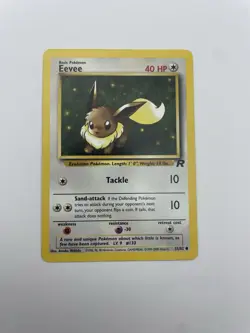 Eevee 55/82 - Team Rocket (2000) - Pokemon TCG - Normal Print - Image 2