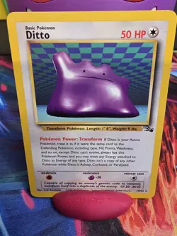 Pokemon Fossil Ditto 18/62 Non Holo - Image 1