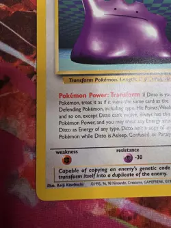 Pokemon Fossil Ditto 18/62 Non Holo - Image 5