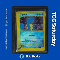 2002 POKEMON EXPEDITION SET #132/165 SQUIRTLE REVERSE HOLO - Image 1