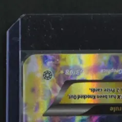 2015 POKEMON XY ANCIENT ORIGINS #43/98 MEGA TYRANITAR EX HOLO - Image 3