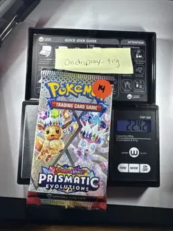 22.42 Prismatic Evolutions Pokemon Booster Pack New Sealed - Image 1