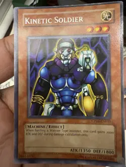 KINETIC SOLDIER - CP04-EN010 - RARE - Unlimited Miscut Misprint LP - Image 1