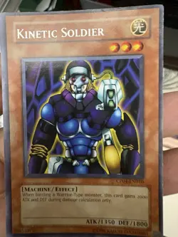 KINETIC SOLDIER - CP04-EN010 - RARE - Unlimited Miscut Misprint LP - Image 3