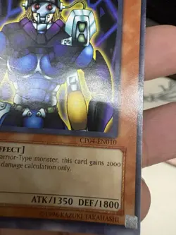 KINETIC SOLDIER - CP04-EN010 - RARE - Unlimited Miscut Misprint LP - Image 4