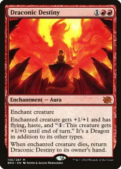 Draconic Destiny [The Brothers' War] MTG - Image 1