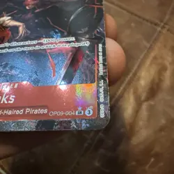 Shanks Alt Art Super Rare - Emperors in the New World #OP09-004 SR One Piece TCG - Image 5