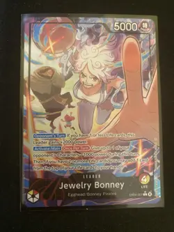 OP15 Jewelry Bonney Leader* EB04-001 Alt ART Foil Adventure On Kami's Island - Image 1