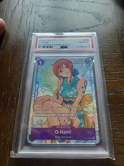 2025 One Piece EN O-Nami Illustration Box Vol 1 PSA10 - Image 1
