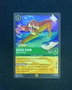 Disney Lorcana TCG English 88/204 EN 10 Shere Khan Fearsome Tiger TD40 - Image 1