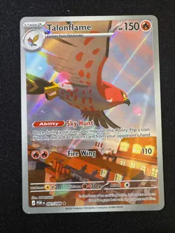 Talonflame 91/88 Illustration Rare Holo Card - Pokemon Perfect Order Near Mint - Image 1
