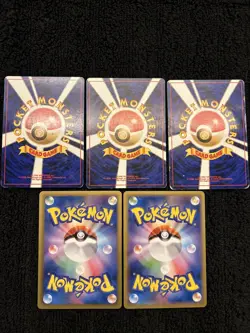 JAPANESE POKEMON CARD Lot - Vintage / Modern - x5 Cards - VLP-HP - Image 3