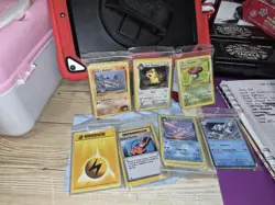 Pokemon TCG Mixed Lot Spanish & English Vintage Energy Trainer Cards - Image 1