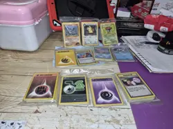 Pokemon TCG Mixed Lot Spanish & English Vintage Energy Trainer Cards - Image 3