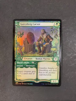Garenbrig Carver - Foil - Showcase- Throne of Eldraine - Magic - MTG - Image 1