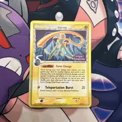 Pokemon TCG Deoxys 6/110 Holon Phantoms Delta Holo Rare Card - Image 1