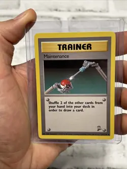 Pokemon BASE SET 2 Card 112/130 Trainer Maintenance Pokemon Uncommon Vintage NM - Image 1