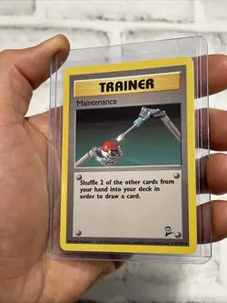 Pokemon BASE SET 2 Card 112/130 Trainer Maintenance Pokemon Uncommon Vintage NM - Image 2